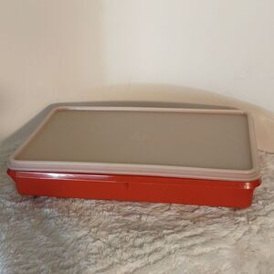 Vtg. Tupperware Rectangle Meat Storage Container